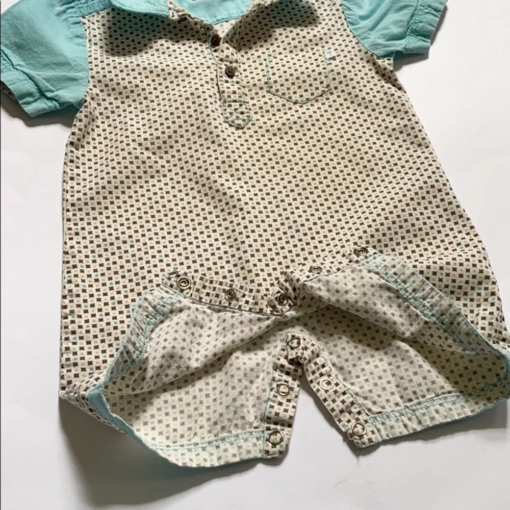 Axel & Hudson Fore! Infant Cotton Romper